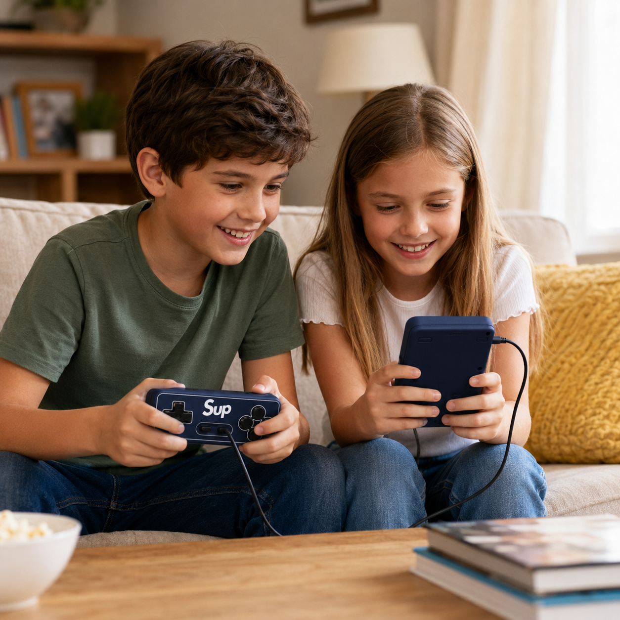 SUP Game Box Portable Retro Handheld Game Console for Kids | Rechargeable Mini Video Game Player with Built-in Classic Games | Handheld Gaming Toy Gift - Image 8