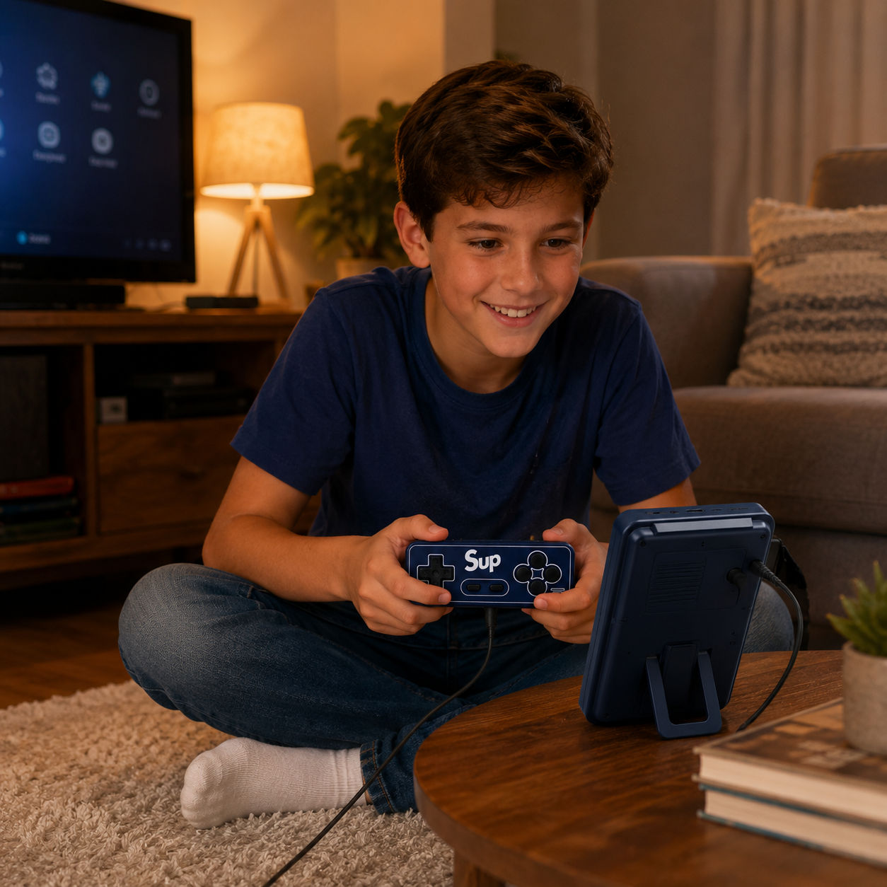 SUP Game Box Portable Retro Handheld Game Console for Kids | Rechargeable Mini Video Game Player with Built-in Classic Games | Handheld Gaming Toy Gift - Image 9