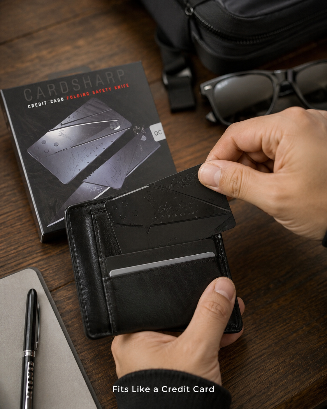 Credit Card Style Folding Pocket Knife / Compact Folding Blade Tool - Image 9