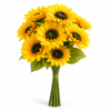 5Pcs Artificial Sunflower Bunch for Home Décor – Realistic Yellow Fake Flowers Bouquet for Vase, Wedding, Party, Room Decoration & Gift Setup